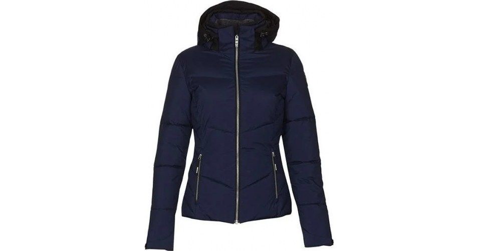 killtec dames Ski-jack/functionele jas met afritsbare capuchon, sneeuwvanger en ventilatie onder de armen KSW 43 WMN SKI JCKT, bright coral, 36, 43422-000
