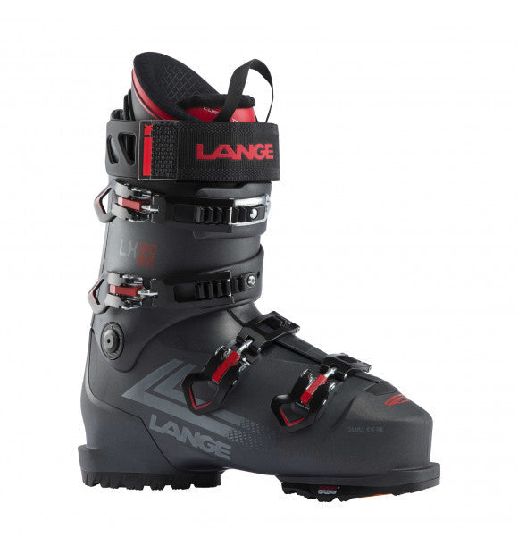 Lange LX 120 HV GW all mountain skischoenen grijs/rood heren