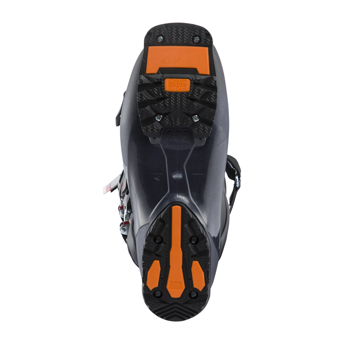 Lange LX 120 HV GW all mountain skischoenen grijs/rood heren