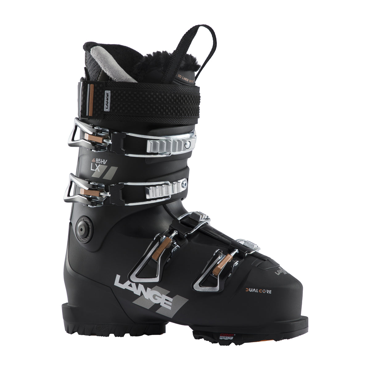 Lange LX 85 W HV GW all mountain skischoenen zwart dames