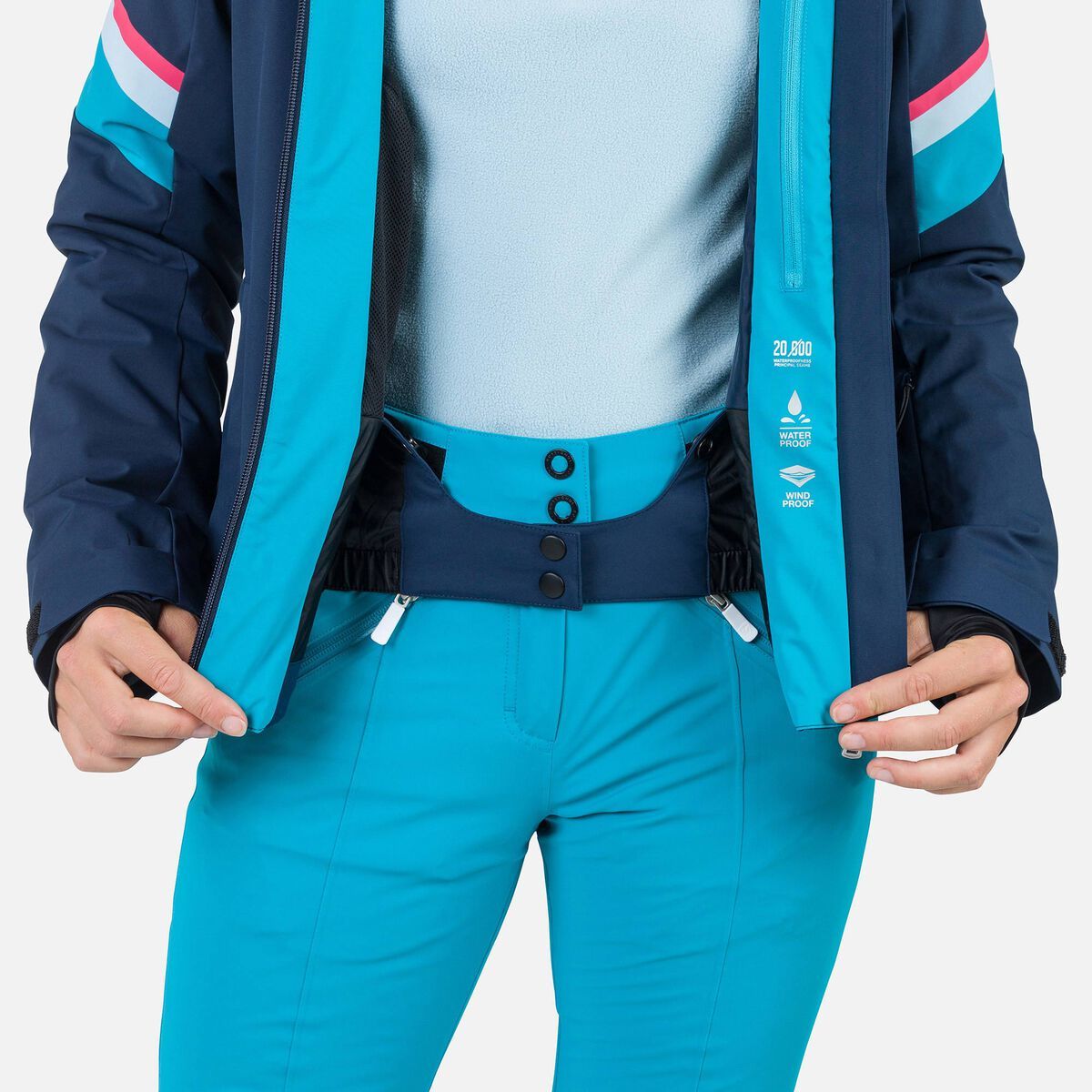 Rossignol Strawpile ski jas navy dames