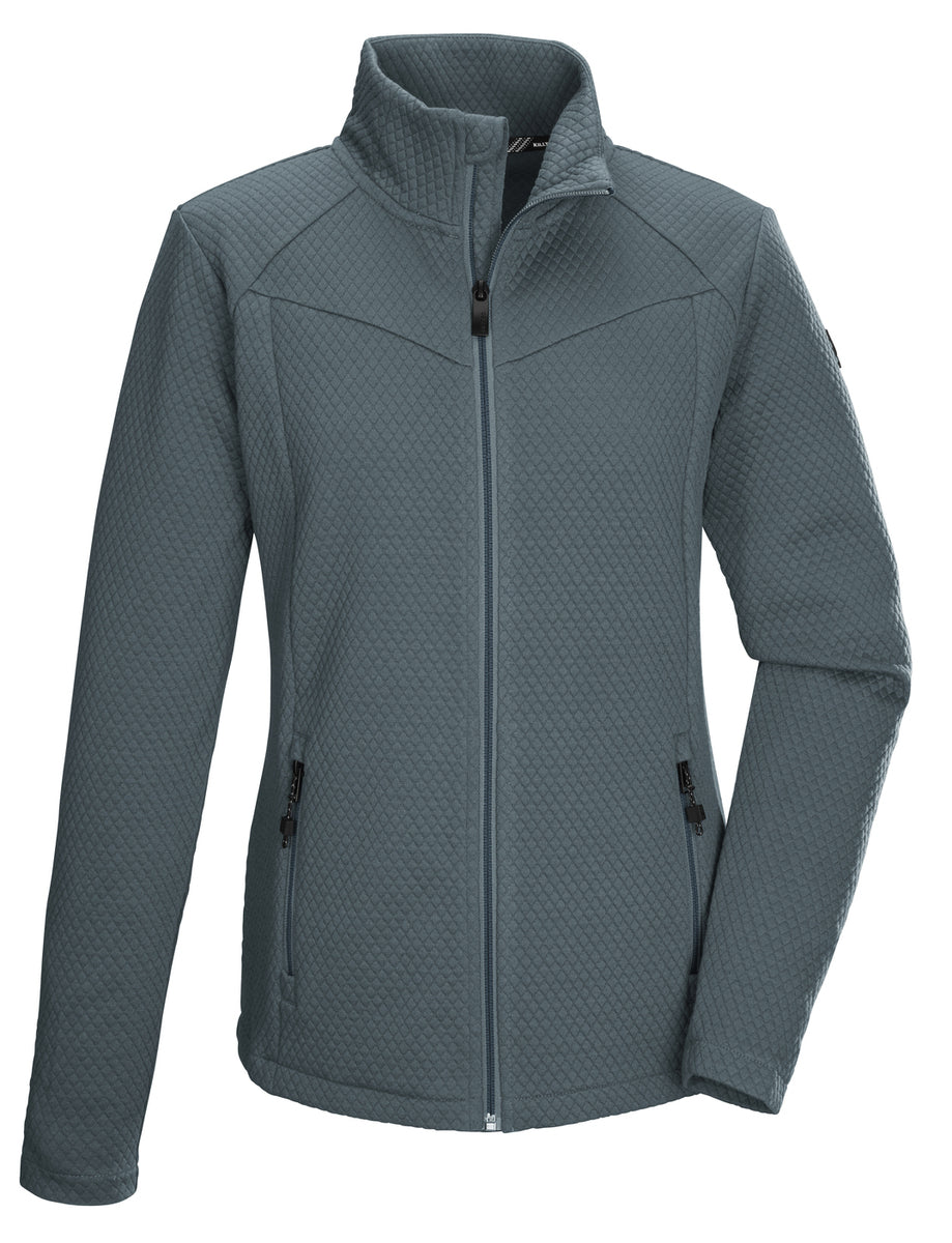 Killtec KOW 2 fleece vest dames blauw/grijs