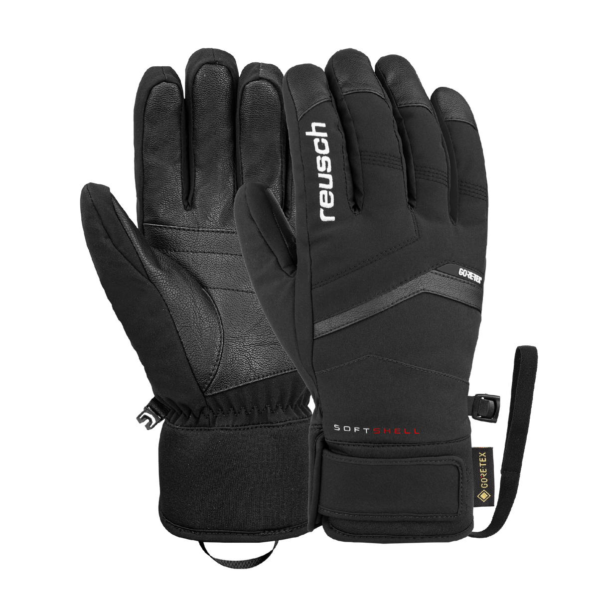 Reusch Blaster GTX skihandschoenen zwart/wit