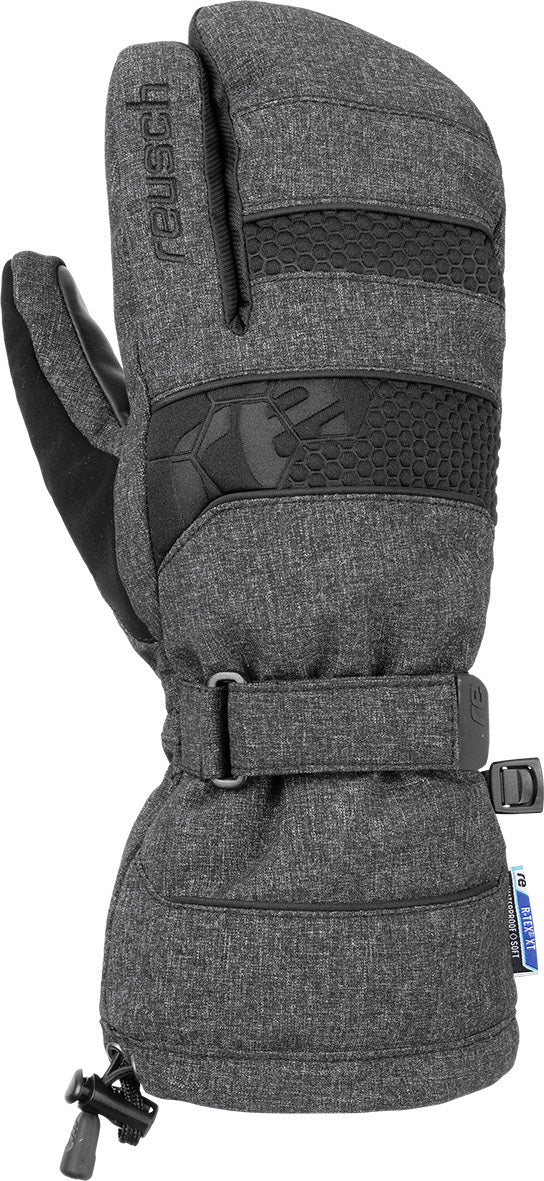 Reusch Connor R-TEX XT Lobster skihandschoenen zwart/grijs
