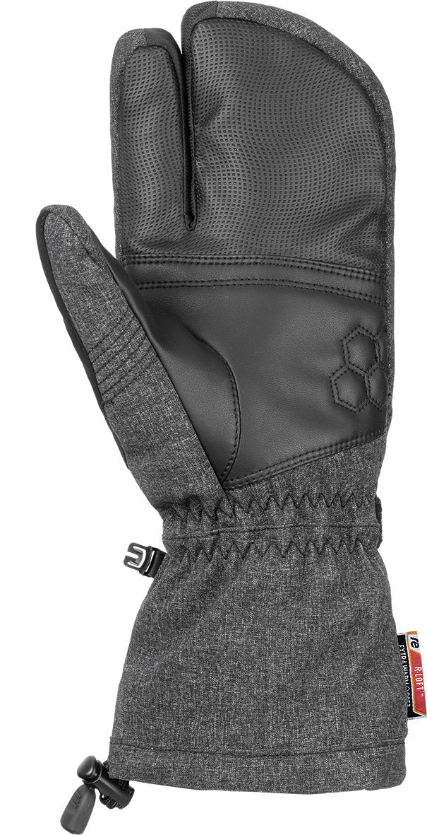 Reusch Connor R-TEX XT Lobster skihandschoenen zwart/grijs
