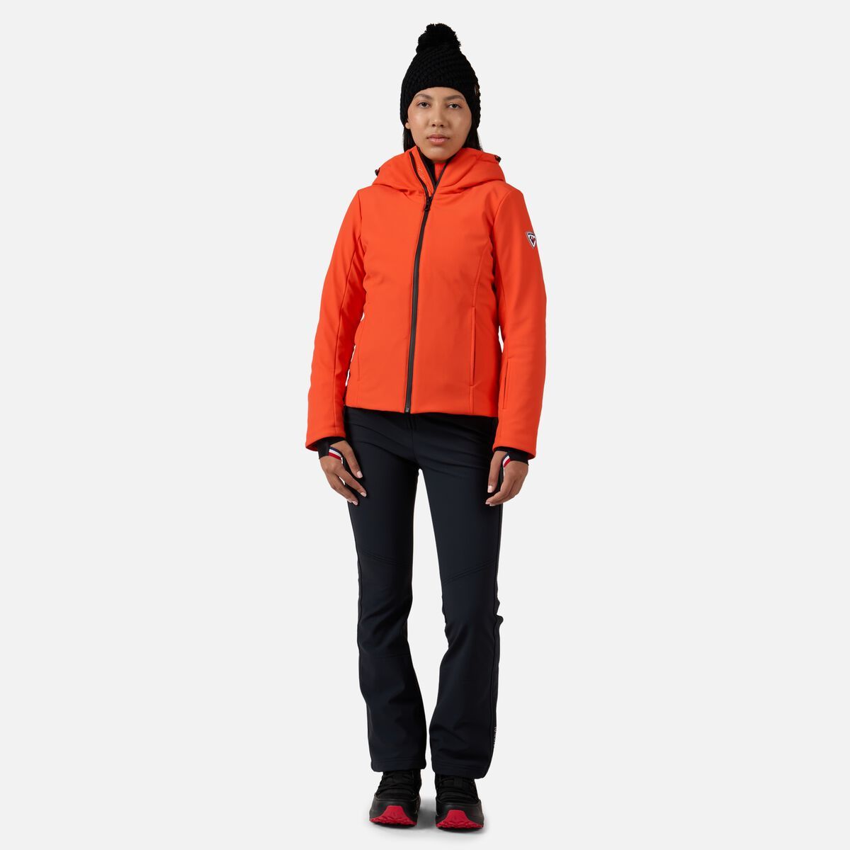 Rossignol Cieloalto softshell ski jas oranje dames