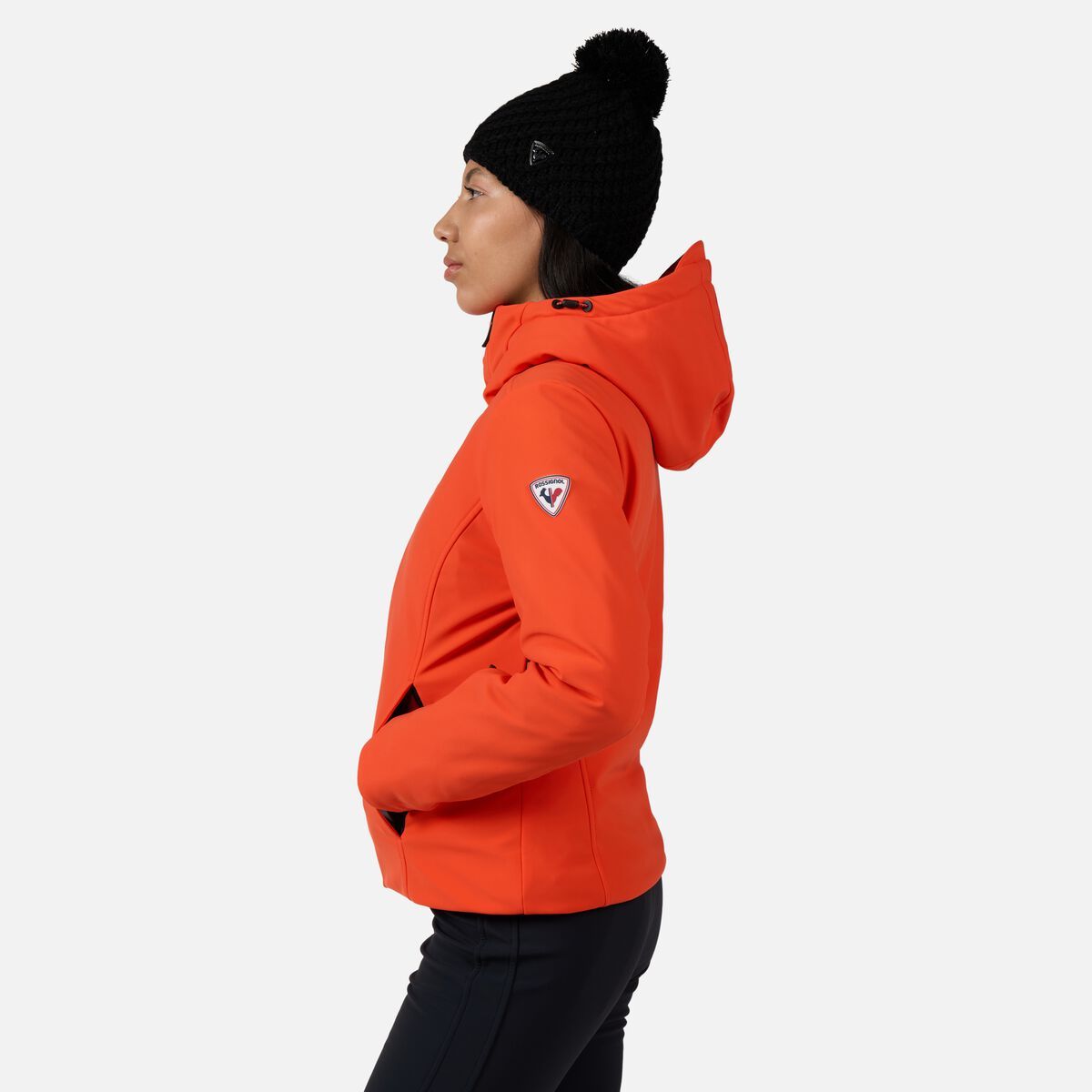 Rossignol Cieloalto softshell ski jas oranje dames