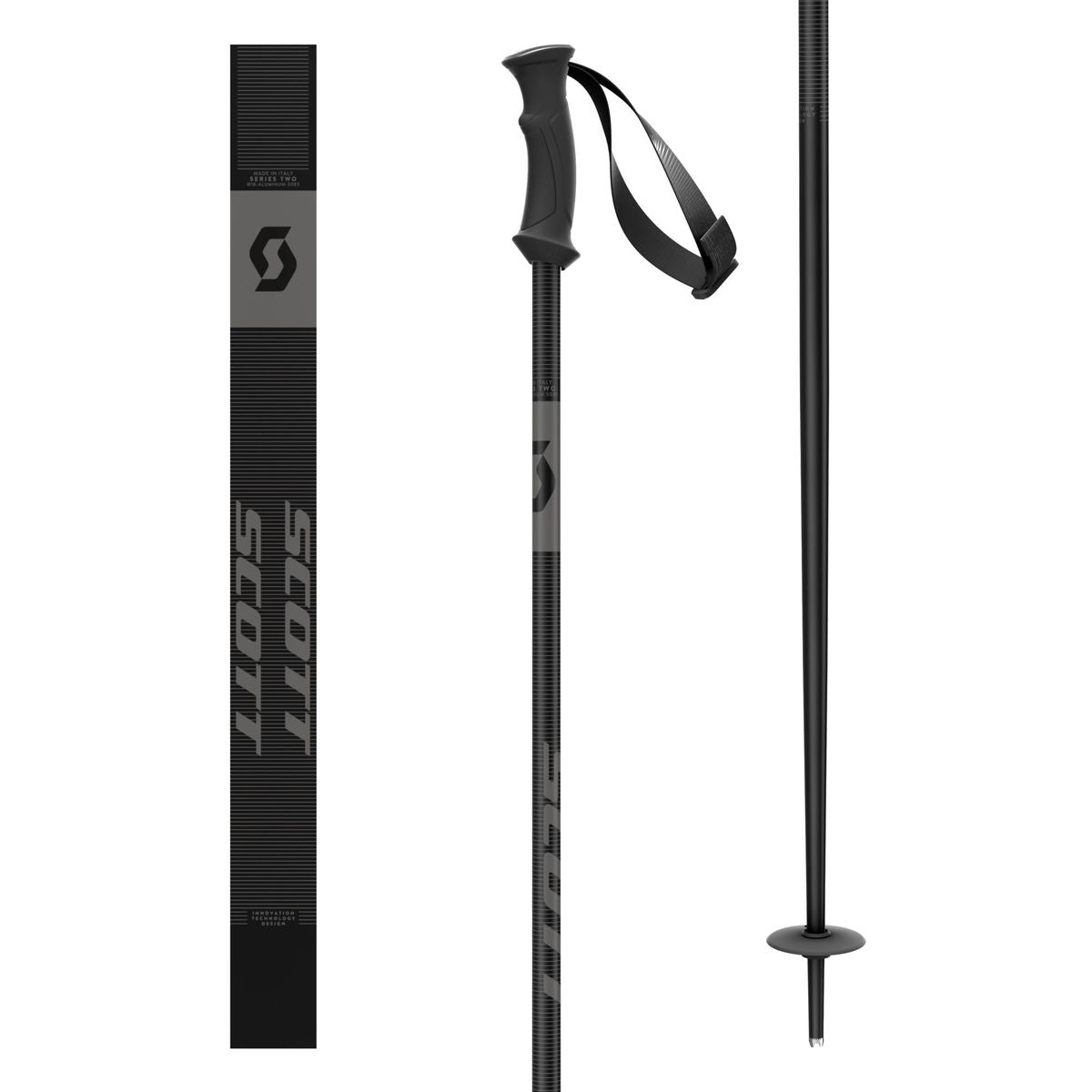 Scott 540 Pro skistokken zwart