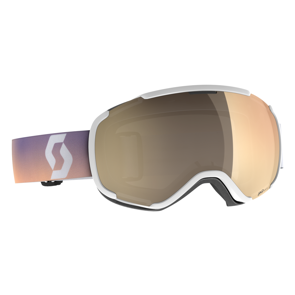 Scott Faze II LS skibril wit/roze