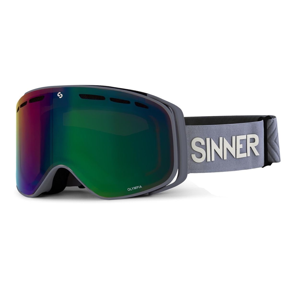 Sinner OLYMPIA skibril donker grijs
