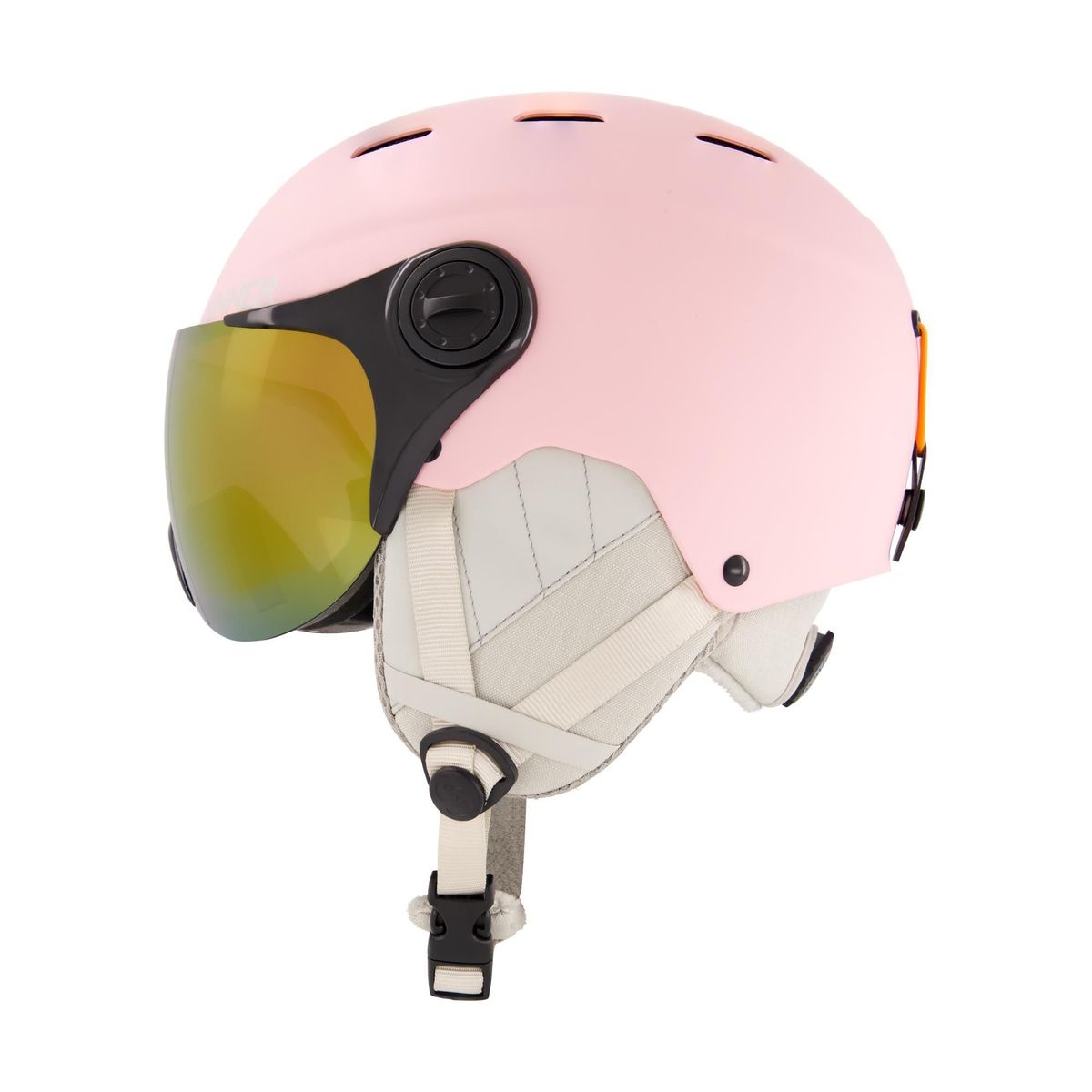 Sinner TYPHOON VISOR skihelm licht roze