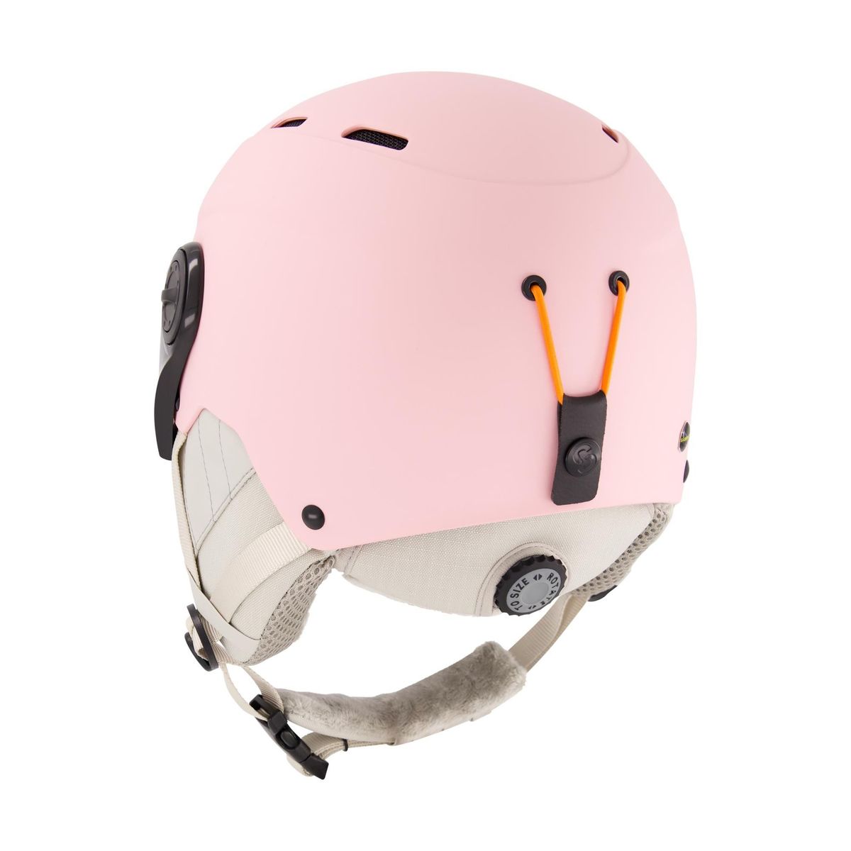 Sinner TYPHOON VISOR skihelm licht roze