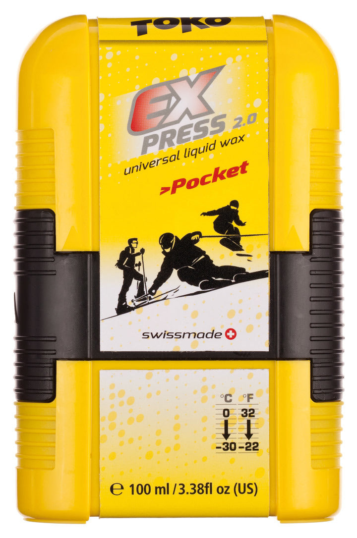 TOKO Express Pocket 100 ml universele vloeibare ski en snowboard wax