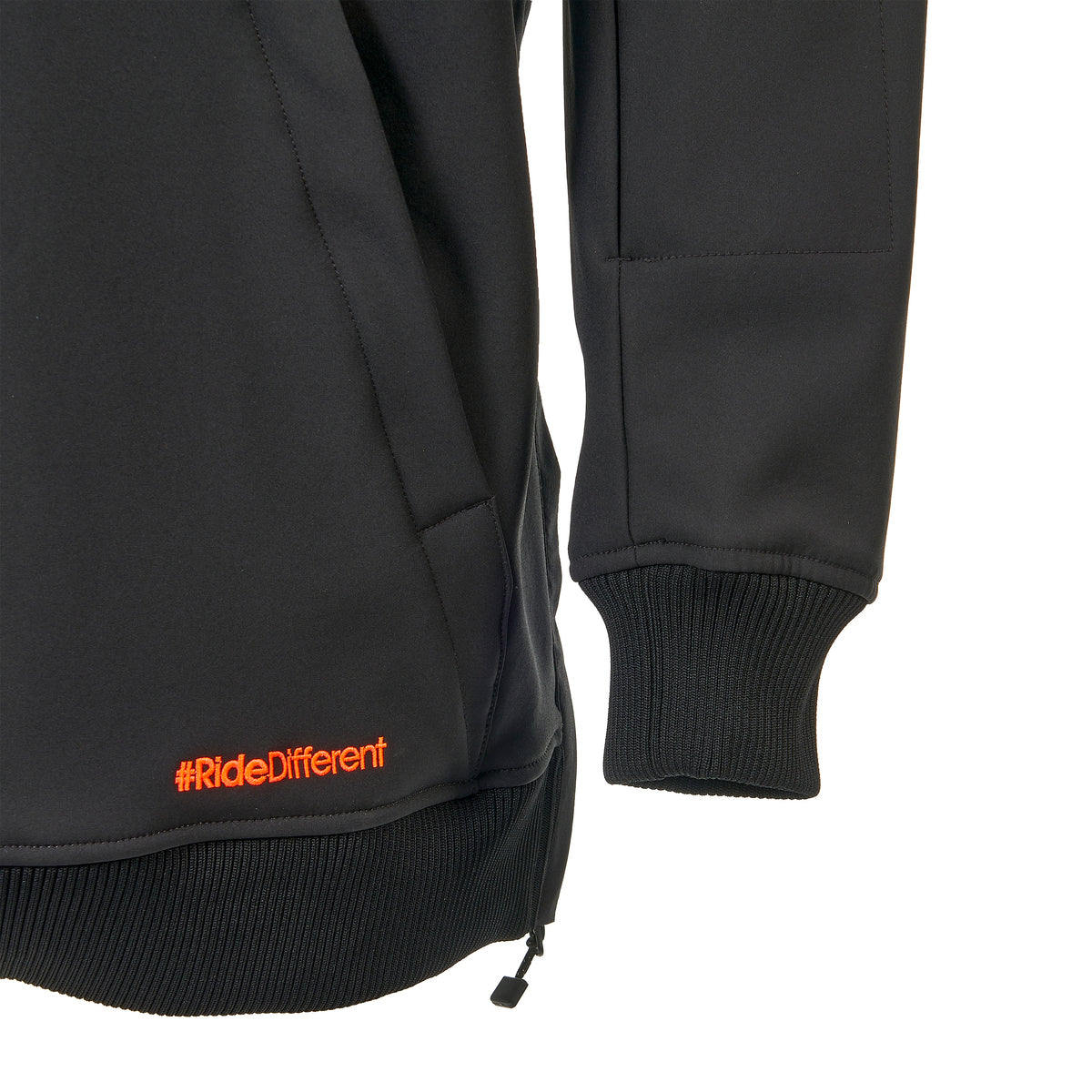 WATTS Orbital softshell ski jas zwart/oranje