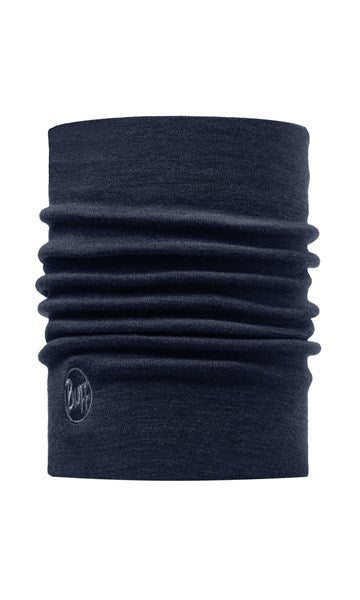 Buff Heavyweight Merino Wool Solid Denim nekwarmer