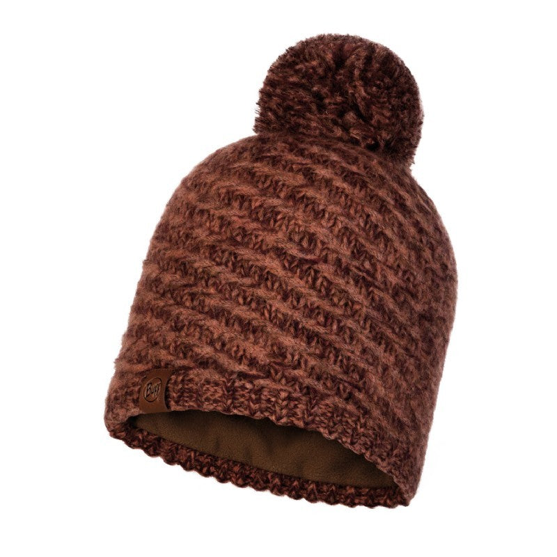 Buff Knitted & Polar Hat Agna Rusty muts