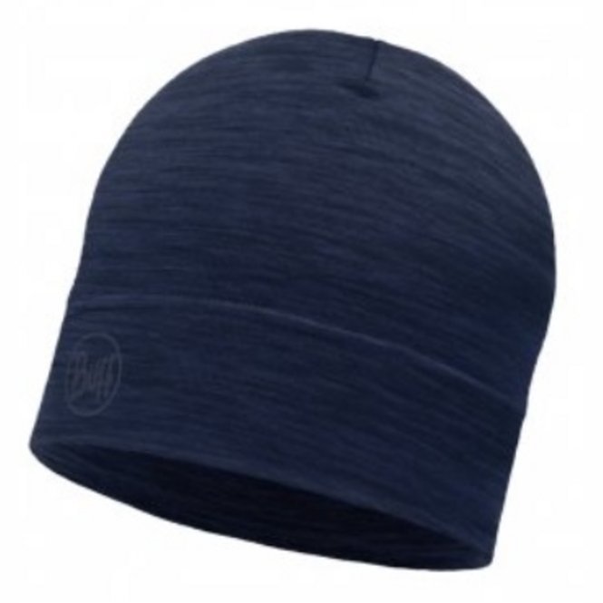 Buff Lightweight Merino Wool Hat Solid Denim muts
