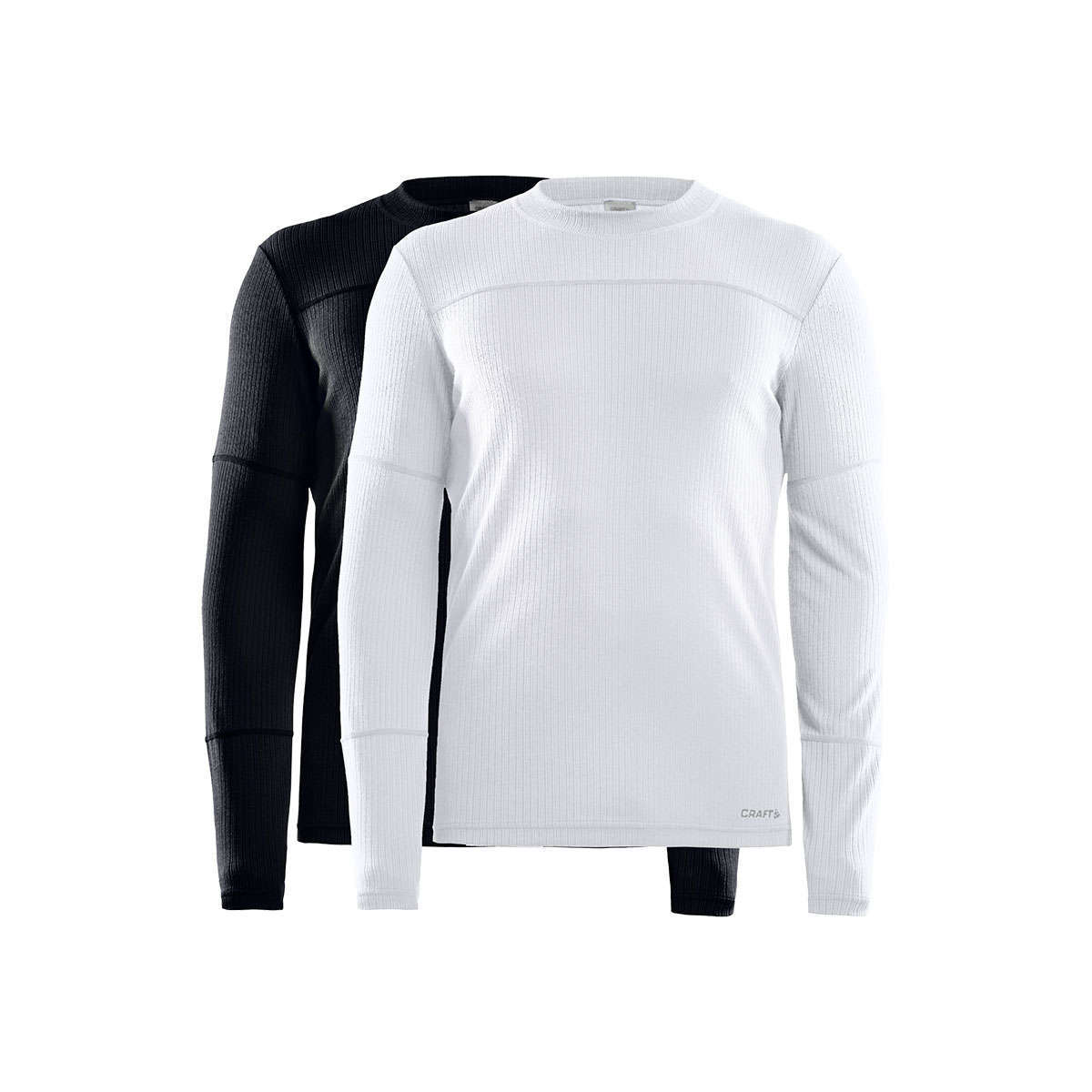 Origineel Bijzettafeltje overschot Craft Core 2-Pack Baselayer thermoshirt lange mouwen zwart/wit heren –  Snowsuits