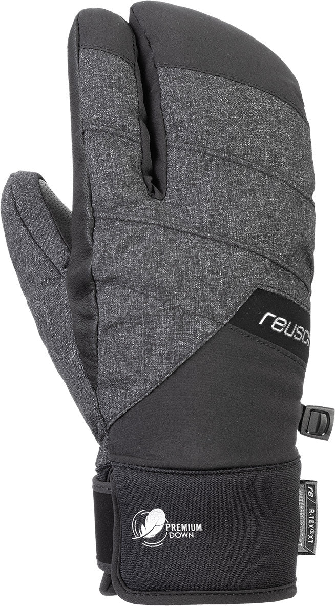 Reusch Febe R-TEX XT Lobster skihandschoenen zwart/grijs