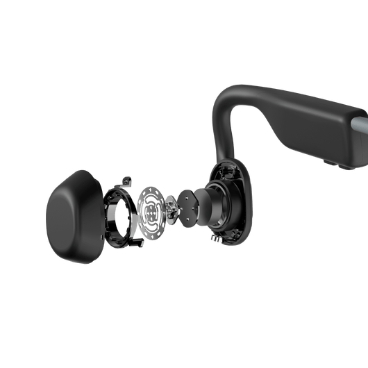Shokz OpenMove bone conduction hoofdtelefoon grijs