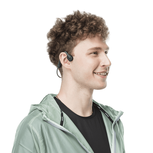 Shokz OpenMove bone conduction hoofdtelefoon grijs