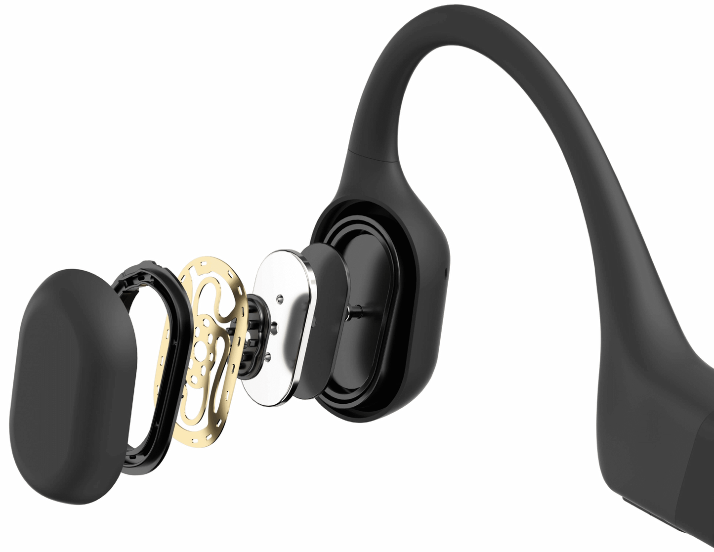 Shokz OpenRun Mini bone conduction hoofdtelefoon zwart