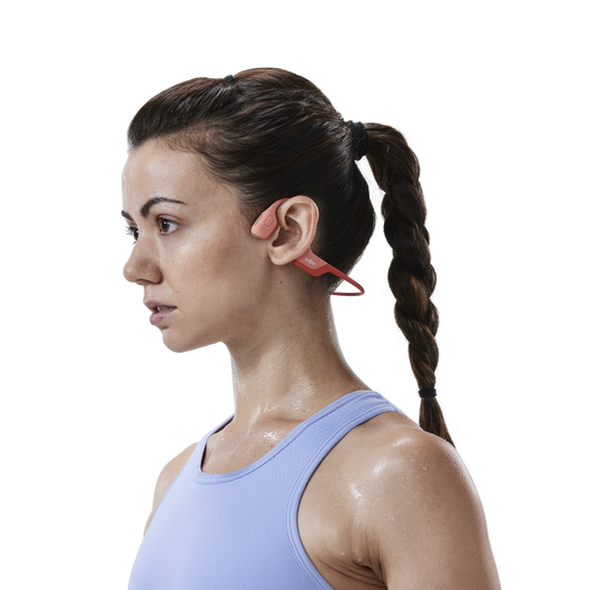 Shokz OpenRun Pro bone conduction hoofdtelefoon roze