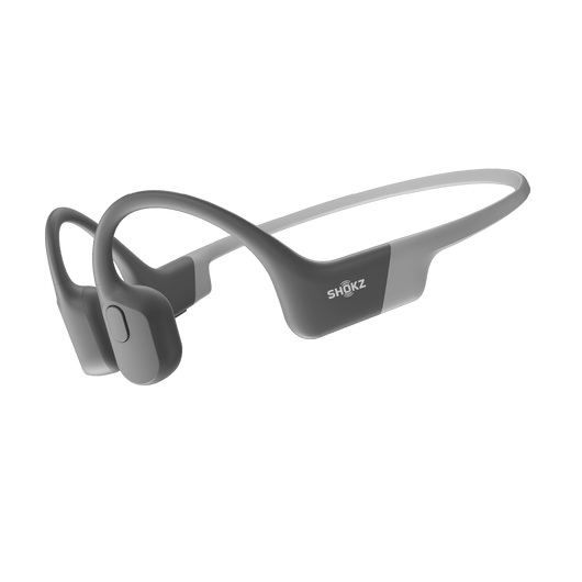 Shokz OpenRun bone conduction hoofdtelefoon grijs