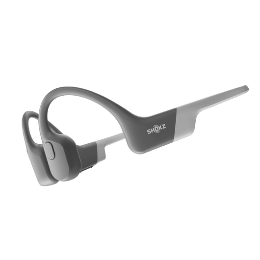 Shokz OpenRun bone conduction hoofdtelefoon grijs