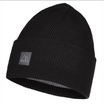 Buff Crossknit Hat Solid