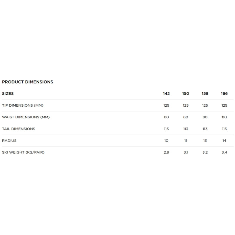 Rossignol Experience W 80 Carbon 166 cm