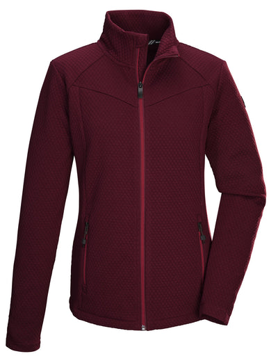Killtec KOW 2 fleece vest dames rood