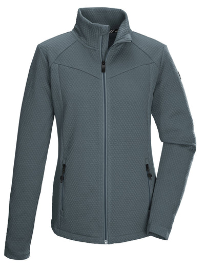 Killtec KOW 2 fleece vest dames blauw/grijs