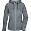 Killtec KOW 5 gebreid fleece vest dames blauw/grijs