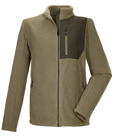 Killtec KOW 105 sherpa fleece vest heren taupe
