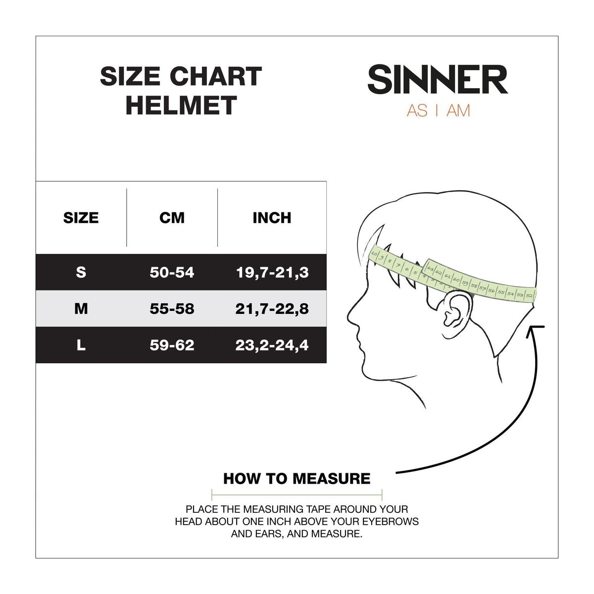 Sinner MONTBLANC VISOR 50-54 cm