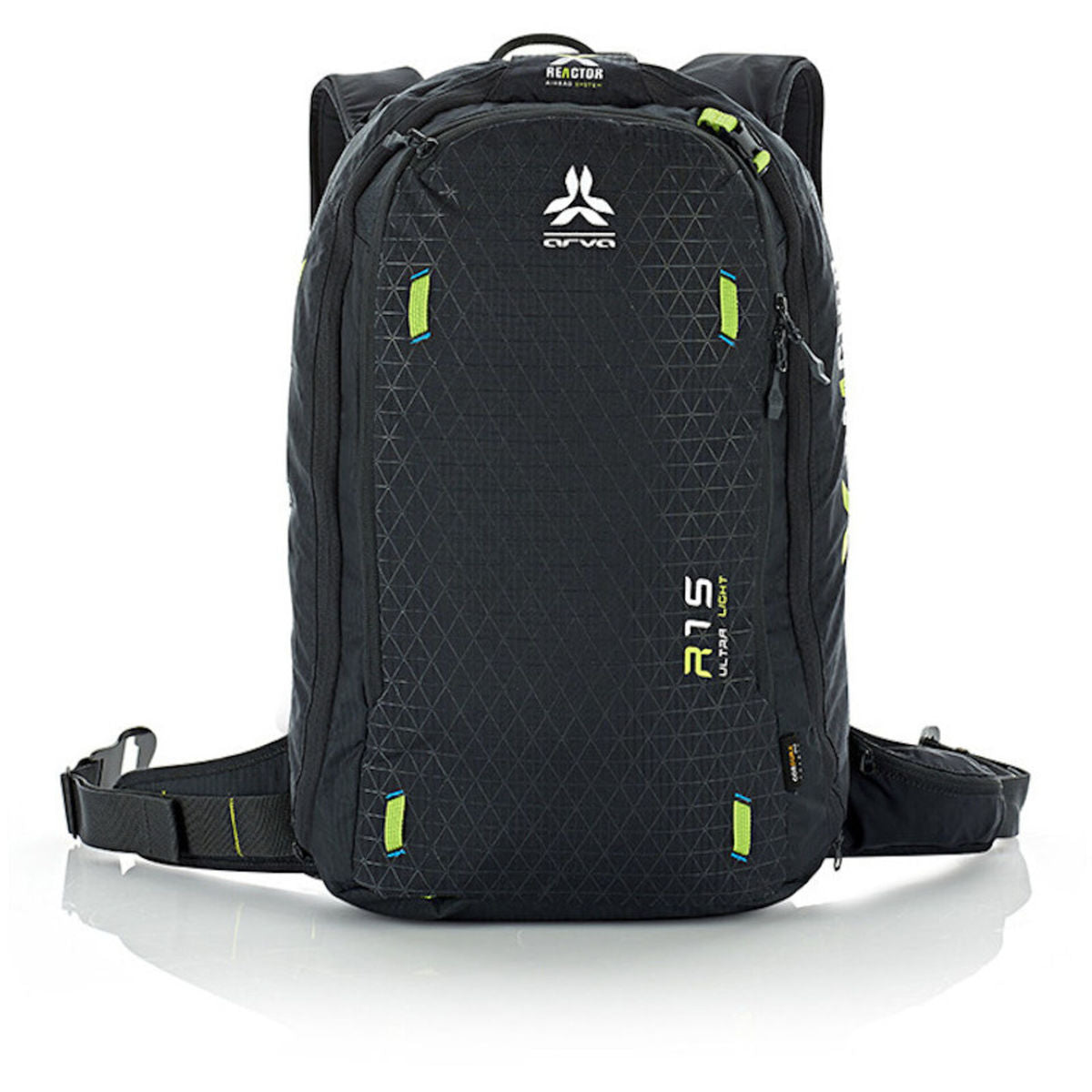 Arva Reactor Ultralight 15L lawinerugzak met airbag grijs