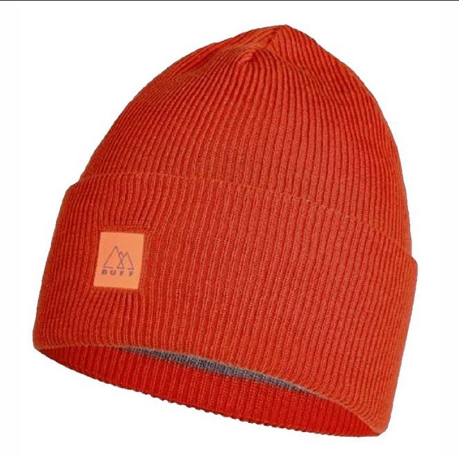 Buff Crossknit Hat Solid Fire muts