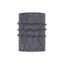 Buff Heavyweight Merino Wool Fog Grey Multi Stripes nekwarmer