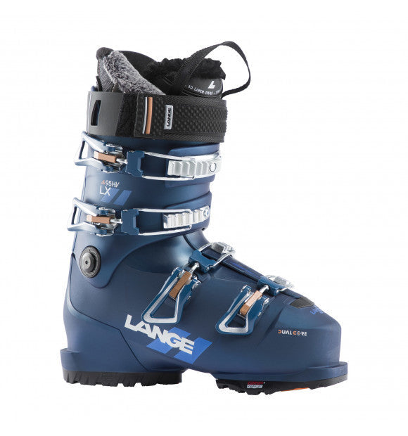 Lange LX 95 W HV GW all mountain skischoenen blauw dames