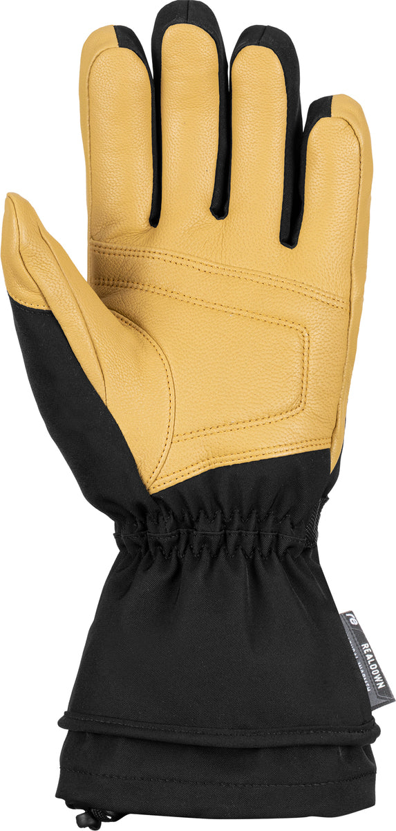 Reusch Down Spirit GTX skihandschoenen zwart/bruin