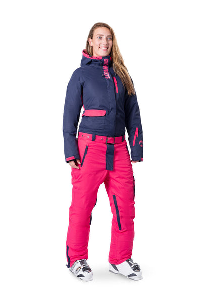 Snowsuits Snow Angel onesie skipak navy/roze dames