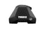 Thule Edge Clamp voeten voor Thule Edge dakdragersystemen 4 stuks zwart