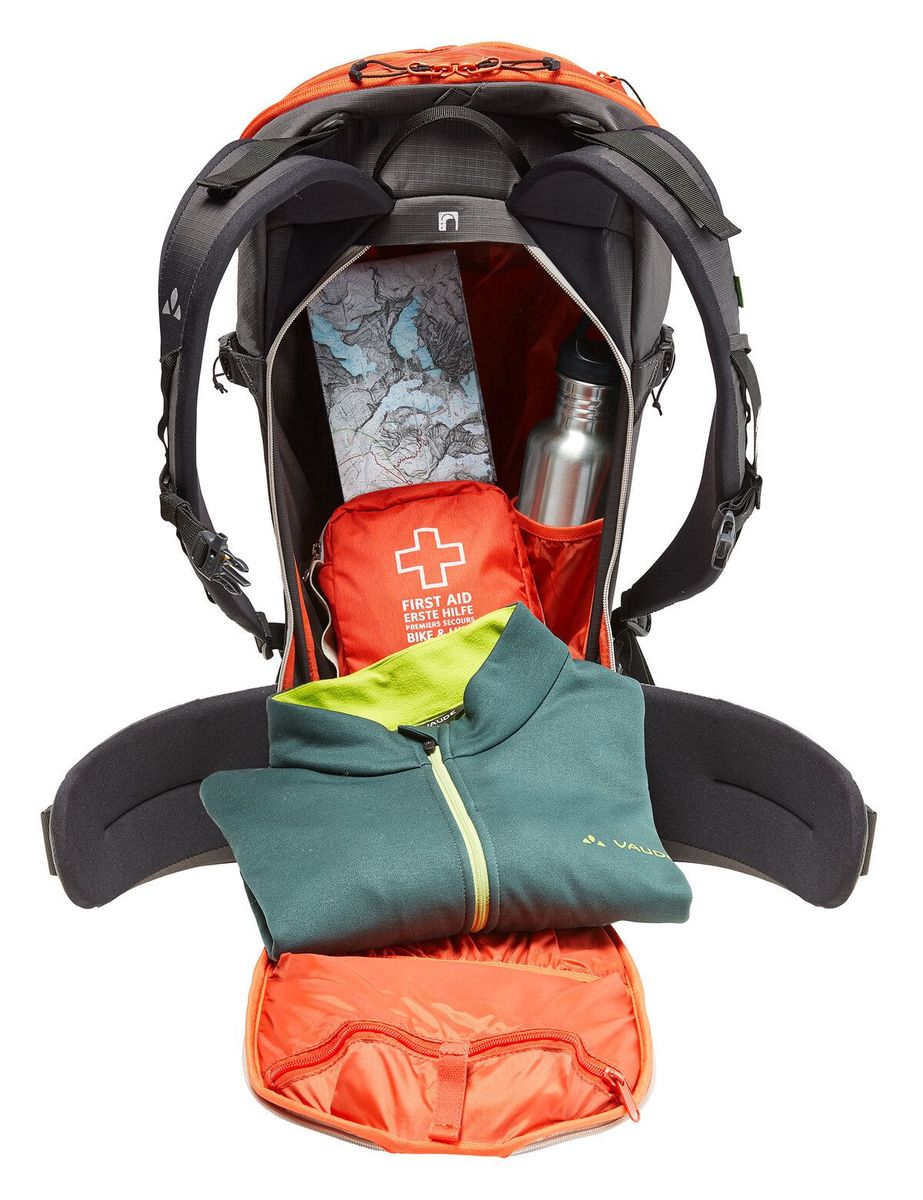 Vaude Back Bowl 30 ski rugak rood/zwart