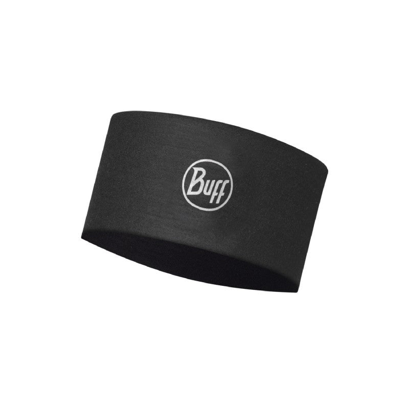Buff Coolnet UV+ headband solid black hoofdband