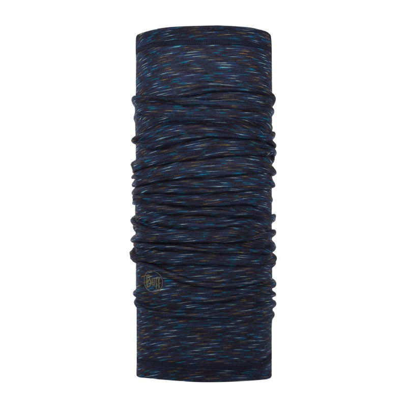 Buff Lightweight Merino Wool Denim Multi Stripes nekwarmer