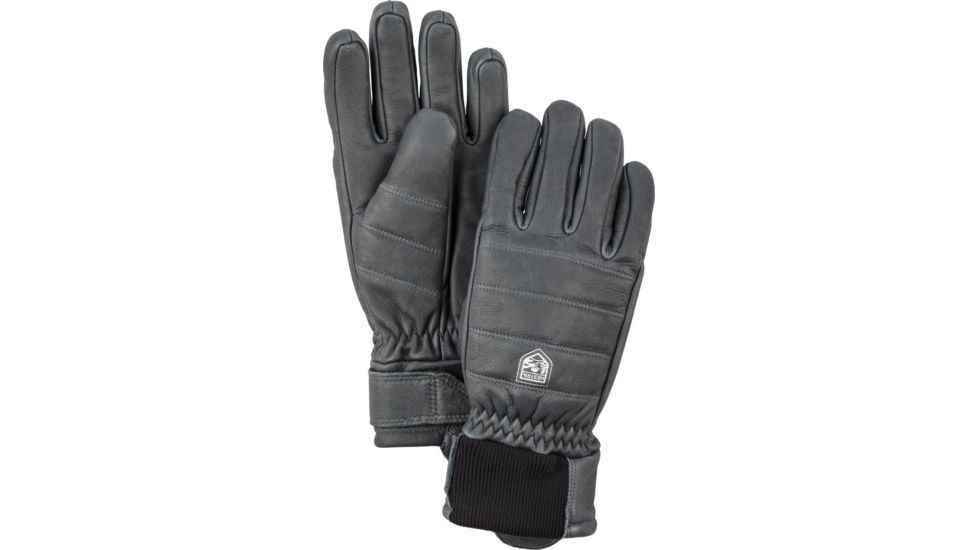 Hestra Alpine Leather Primaloft skihandschoenen grijs