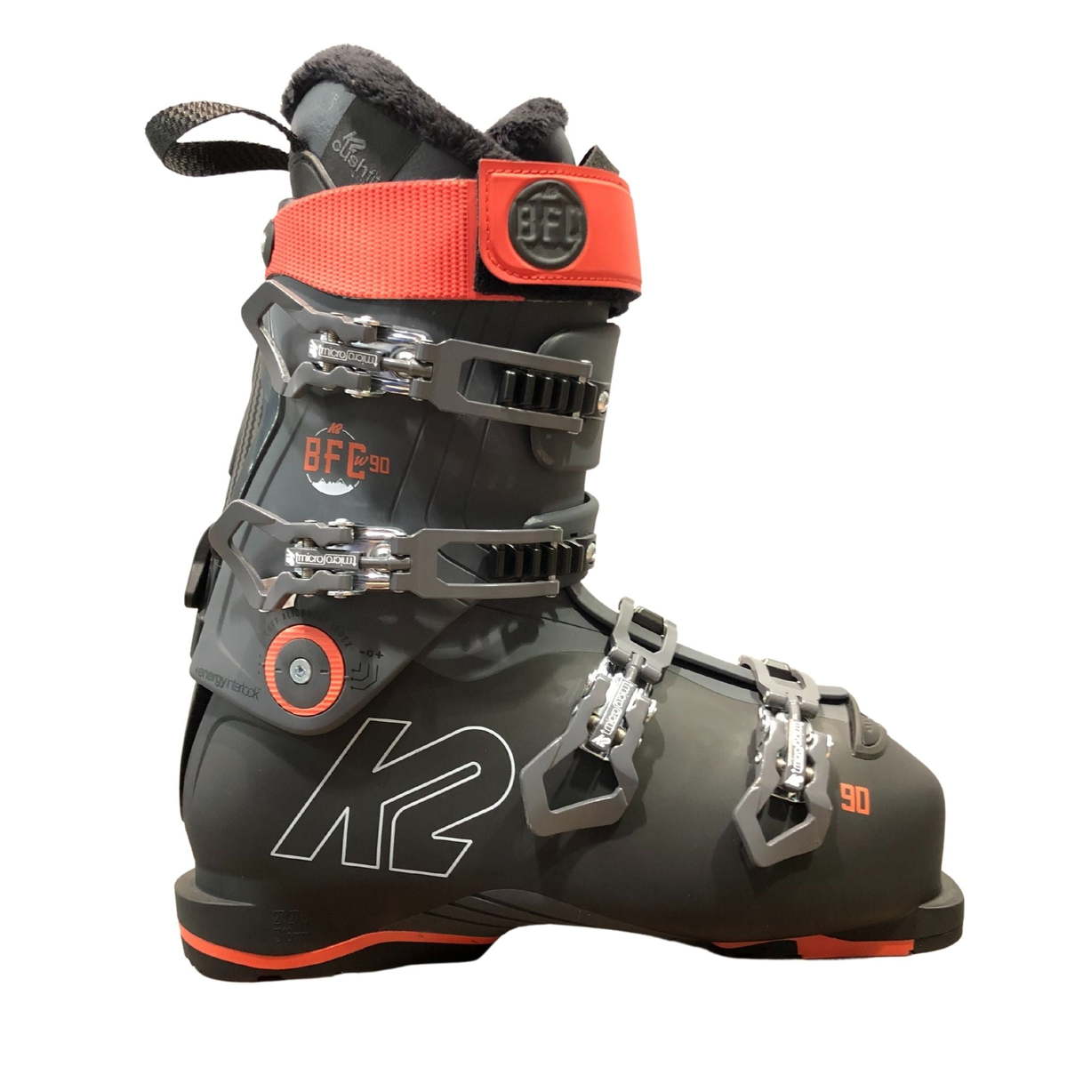 K2 BFC W 90 skischoenen dames zwart/rood