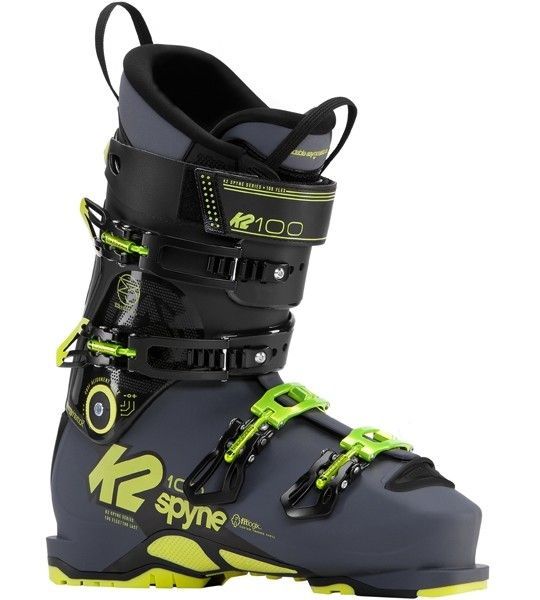 K2 Spyne 100HV skischoenen heren grijs/lime