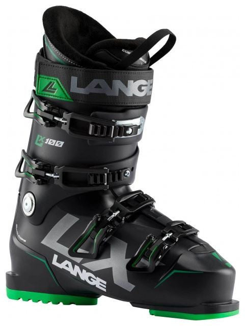 Lange LX 100 skischoenen heren zwart/groen